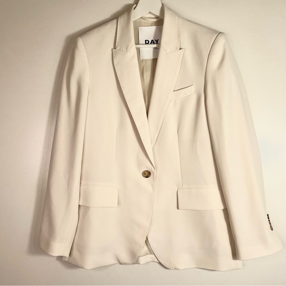 NWOT Day Birger et Mikkelsen Hector Blazer Ivory Size 36 - Picture 5 of 16